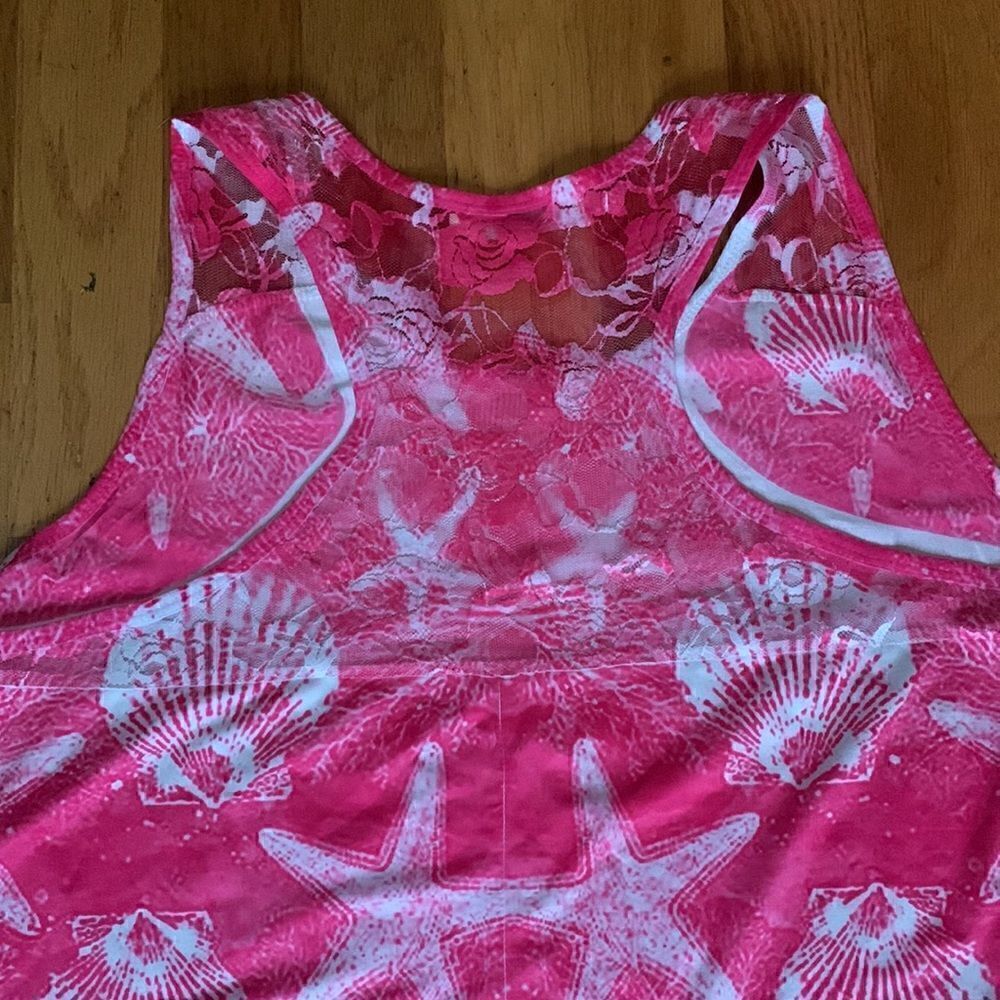 Dress Plus Size Beach Seashells Rhinestones Sleeveless India Boutique Women’s - Picture 5 of 11